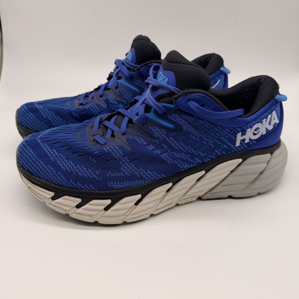 Hoka One One Gaviota 4 1123198-BBGP Mens 11.5 Running Shoes Blue